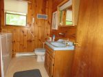 Full bath with washer/dryer